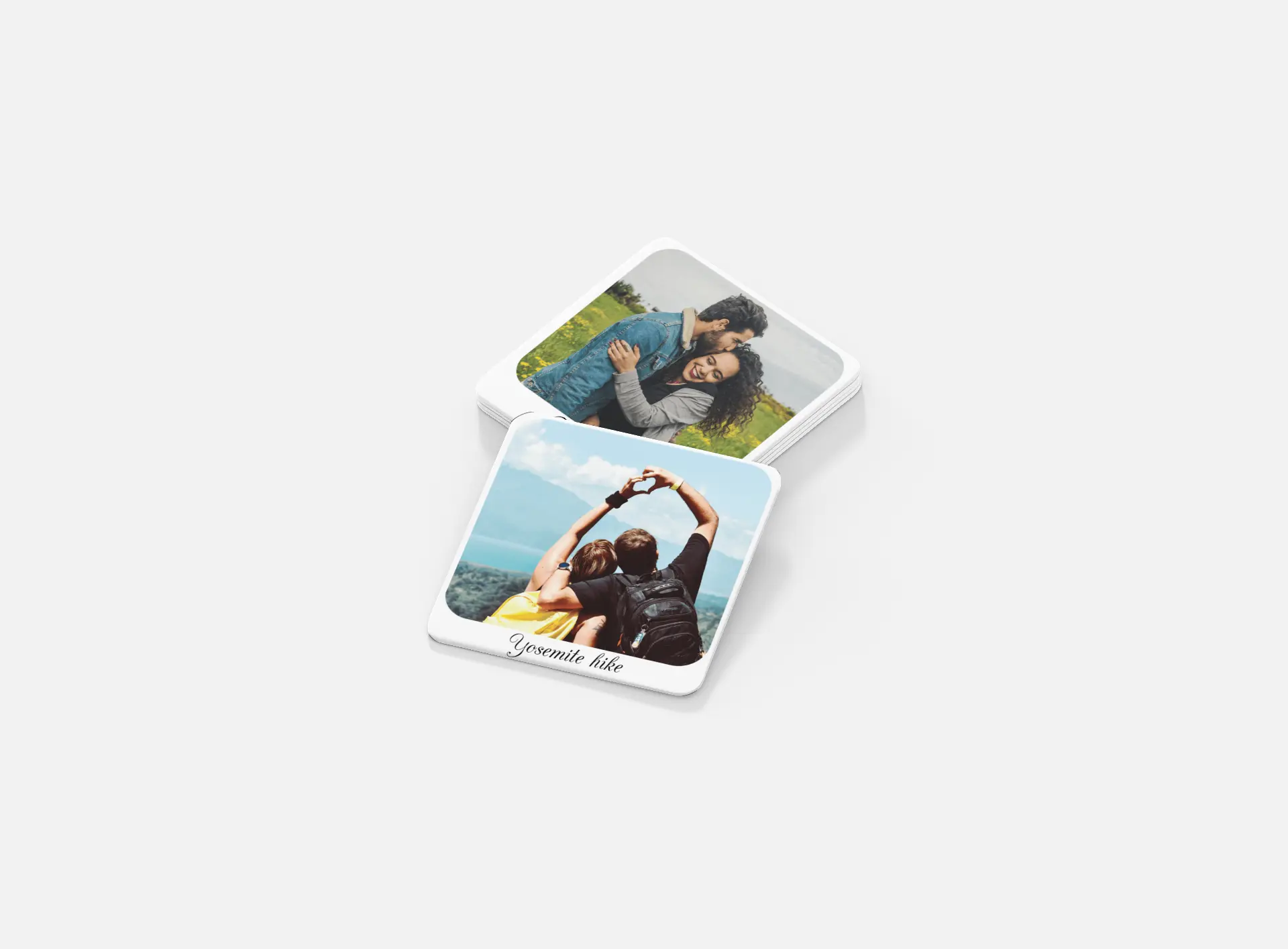 photo coasters- A unique and personal present for friends, family and loved ones