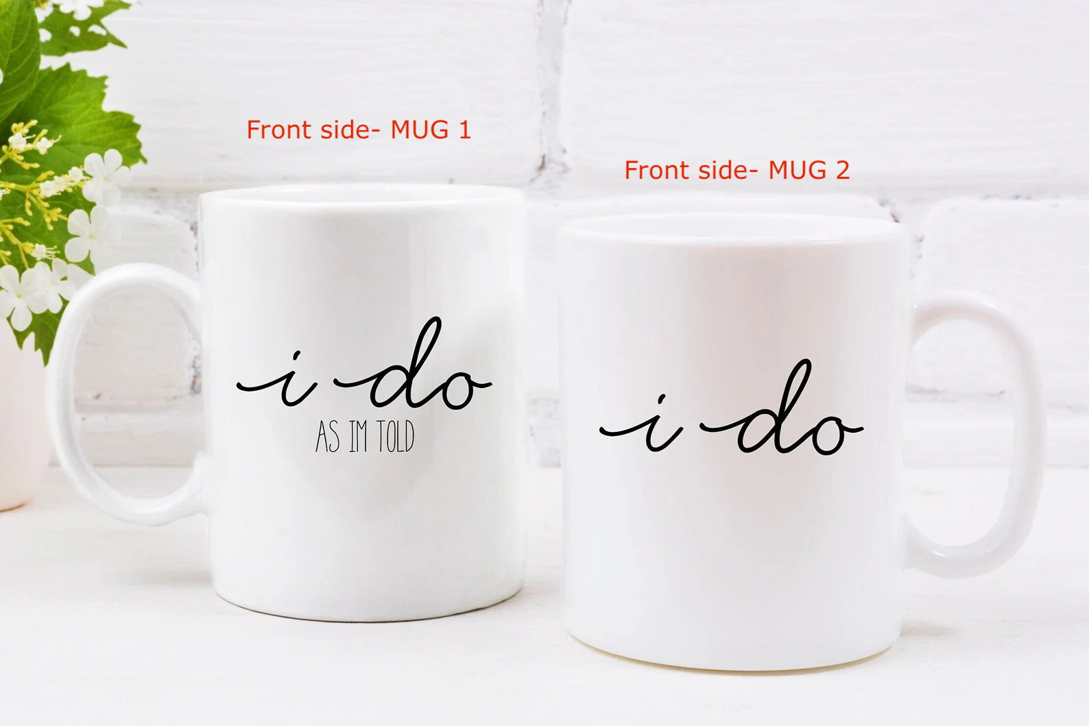 personalised and customised photo mugs for valnetine gift for him