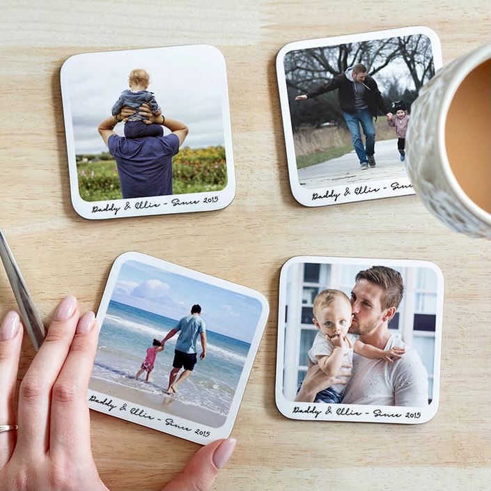 Photo coasters of your instagram photos