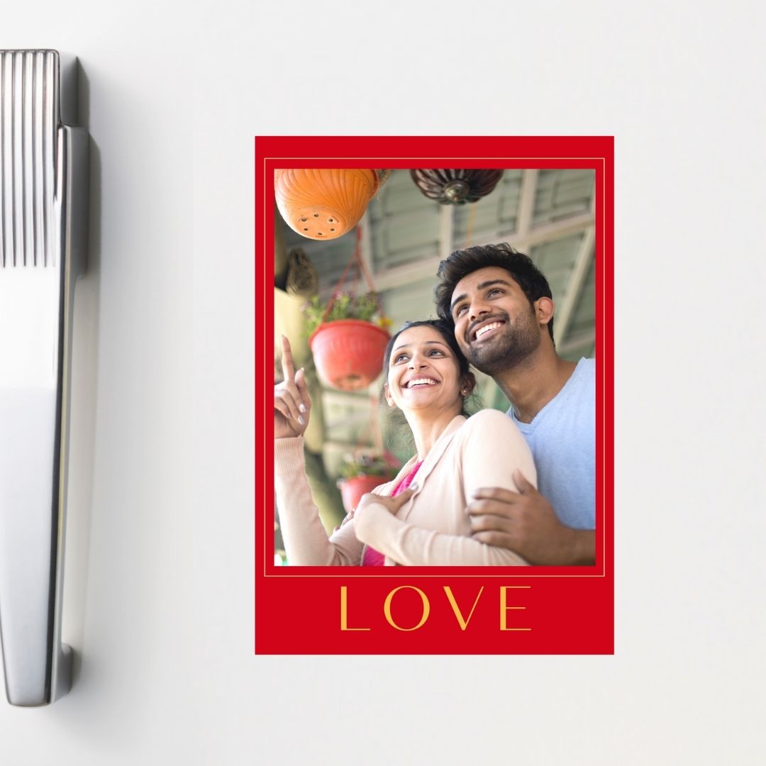 custom Photo magnets for valentines- a gift of memories for your loved ones