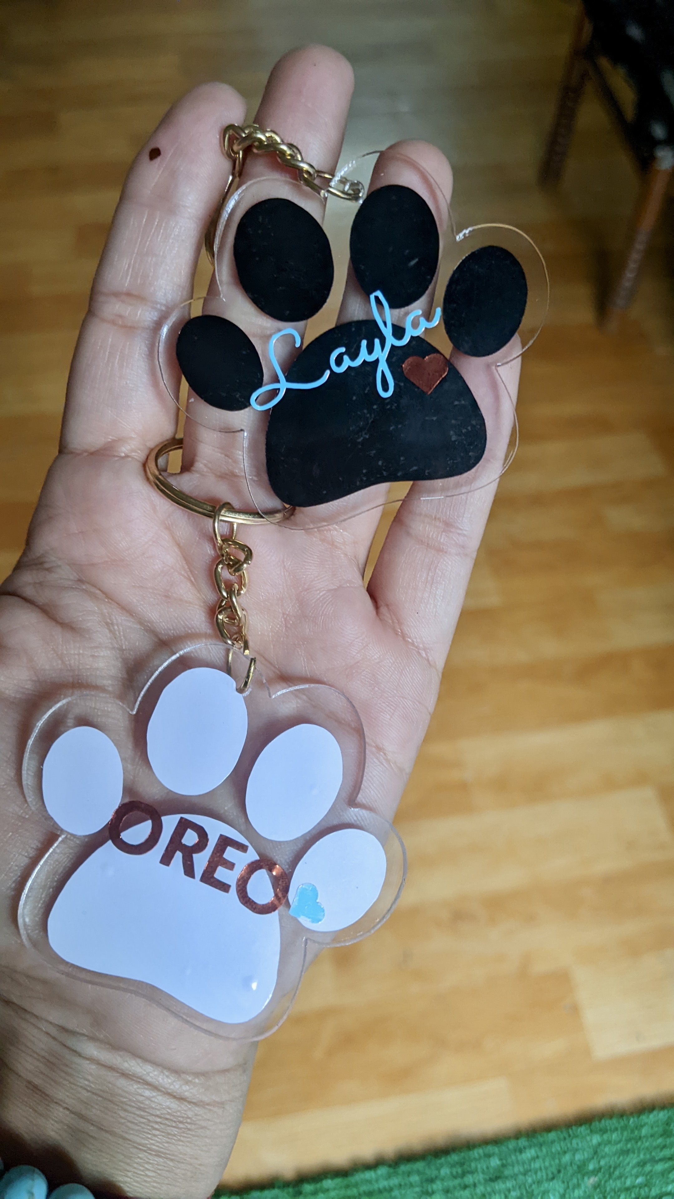 personalised keychain for the dog lovers